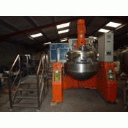 Mélangeur sous vide 500 litres d'occasion - cuve basculante - Pressindustria Chemical Equipment Mélangeur sous vide 500 litres d'occasion - cuve basculante - Pressindustria Chemical Equipment