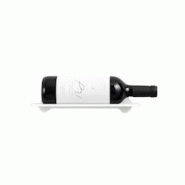 Range-bouteilles mural Baga individuel 1 bouteille VinoGuard Blanc - blanc métal VG-Baga-01-B Range-bouteilles mural Baga individuel 1 bouteille VinoGuard Blanc - blanc métal VG-Baga-01-B