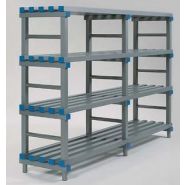 Rayonnages alimentaires polyvalents