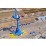 Tcc 6000-60 grue portuaire - liebherr - capacité de charge 5 à 60 t