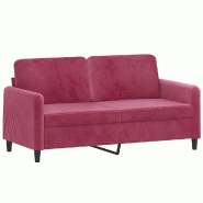 VidaXL Canapé Chesterfield 2 places marron tissu Modèle Termonyx - 359446