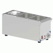 Bain-marie à sauce - 3 x GN 1/6 compact | Casselin - CBMS316V