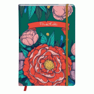 Clairefontaine Lot de 4 Carnet Frida Kahlo A5, 160p./80 feuilles ivoire 90 g/m² brochées, couv. Pelliculée, visuels assortis (2), ligné - 33296811