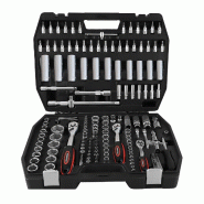 Coffret Douilles Widmann 172SS - 172 pièces, Cliquets, haute qualité en acier Chrome-Vanadium - 3701123999246
