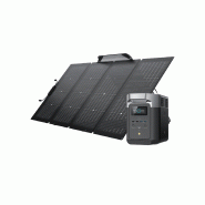 EcoFlow DELTA 2 + Panneau solaire bifacial 220 W - EcoFlow DELTA 2 + 1 * Panneau solaire bifacial 220 W