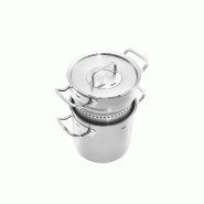 Fissler - Collection Profi originale - Pot multistar avec couvercle en acier 20 cm - 4009209380414