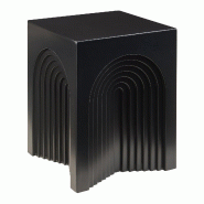 Helloshop26 - Table d'appoint 45 x 35 x 35 cm noir mat 03_0010910 - noir Bois manufacturé 3000225474881