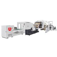 Hwfd-330t/450t/540t - machine de fabrication des sacs en papier avec fond plat - etw international