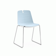 Lot de 2 chaises contemporaines Mindy - Mobel Linea. - Bleu clair_0