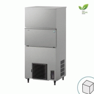 Machine à Glaçons Hoshizaki 210 Kg / Jour - Stockage de 110 kg - Glaçons pleins - gris inox IM-240NE-HC