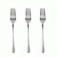 San Ignacio Natur - Set 3Pc de fourchettes en acier inoxydable recyclé finition brillante - argenté inox Q4402