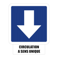 Sticker Circulation a sens unique