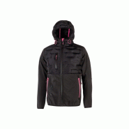 Veste Soft Shell Spock Lady Grey Fucsia U-Power | FU213GF_0