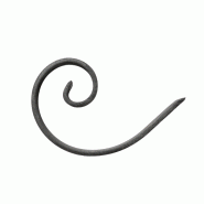 Volute H.160 x L.100 mm - plat 12 x 6mm