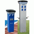 Borne de distribution électrique pour camping Borne de distribution électrique pour camping