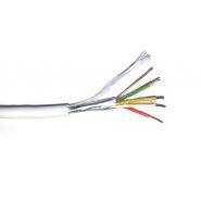 Cable d'alarme rigide conducteurs 100% cuivre awg24 avec ecran Cable d'alarme rigide conducteurs 100% cuivre awg24 avec ecran
