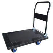 Chariot en plastique avec dossier rabattable capacité 300 et 500 kg ACPL500 Chariot en plastique avec dossier rabattable capacité 300 et 500 kg ACPL500