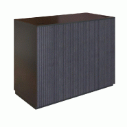Comptoir Vertigo T01 MDF noir et noir 120x60x93cm