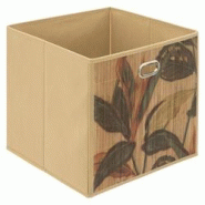 FIVE Boîte de rangement Bambou Naturel motif coloré 31 x 31 cm - vert 3560234679986 FIVE Boîte de rangement Bambou Naturel motif coloré 31 x 31 cm - vert 3560234679986