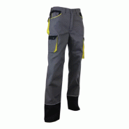 Pantalon sechoir coton/poly gris/noir taille 44 - LMA LEBEURRE - 1258-44 - 866971
