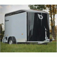 Remorque fourgon composite polyester DEBON C300 ROADSTER - PTAC : 1300 Kg - 300x150xH197 cm - Reference -T-UT20290