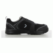 Safety Jogger - Chaussures de sécurité basses légères antidérapantes hydrofuges avec embout en acier BALTO noir S1 Noir Taille 37 - 37 noir mati�