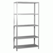 SimonRack Étagère métallique avec vis 1800x800x400 mm, 5 niveaux, point de flexion 75 kg, Gris - Advantage - métal 8435104993613