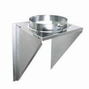 Support mural réglable de 5 cm à 20 cm / inox inox - ø 180 / 230 Support mural réglable de 5 cm à 20 cm / inox inox - ø 180 / 230