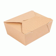 Boîte américaine The Pack carton ondulé nano micro 1350 ml 15,2x12,1x6,5 par 50
