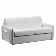 CANAPÉ CONVERTIBLE EXPRESS BALI 120CM LATTES RENATONISI MATELAS BULTEX POLYURÉTHANE BLANC CASSÉ