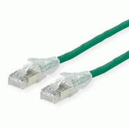 Cordon dätwyler cat.6a (classe ea) s/ftp, cu 7702 flex lsoh, amp v2, vert, 7,5 m_0