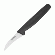 Couteau à éplucher noir 65mm | Hygiplas - CF899