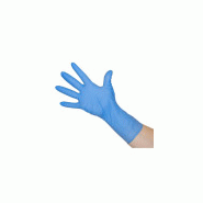 GANTS NITRILE BLEUS manchette longue 280mm usage unique boite de 100 mediprotec (isognb300)