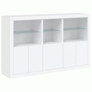 Helloshop26 - Buffet bahut commode armoire meuble de rangement organisateur cuisine salle de séjour salon avec lumières LED 162 x 37 02_0029831 - 30 Helloshop26 - Buffet bahut commode armoire meuble de rangement organisateur cuisine salle de séjour salon avec lumières LED 162 x 37 02_0029831 - 30