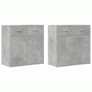 Helloshop26 - Buffet bahut commode armoire meuble de rangement organisateur cuisine salle de séjour salons lot de 2 79 x 38 x 80 cm 02_0036868 - 3000 Helloshop26 - Buffet bahut commode armoire meuble de rangement organisateur cuisine salle de séjour salons lot de 2 79 x 38 x 80 cm 02_0036868 - 3000
