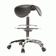 Hjh OFFICE Siège technique/ Tabouret technique / Tabouret pivotant TOP WORK 13, mousse rigide, noir, chromé - plastique 665070 Hjh OFFICE Siège technique/ Tabouret technique / Tabouret pivotant TOP WORK 13, mousse rigide, noir, chromé - plastique 665070