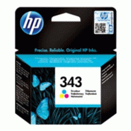HP 343 - Cartouche d'encre 3 couleurs authentique - 0829160180274