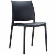 Ligne chr inca chaise - noir 48274 - noir plastique MCH-47509-NOIR Ligne chr inca chaise - noir 48274 - noir plastique MCH-47509-NOIR