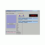 Logiciels  traitement de pesees - winstar