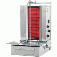 Machine a kebab en céramique Potis Doner Gyros, brûleurs réglables - F CE3 - F CE3