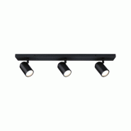Paulmann Spotlight Zyli  IP44 GU10   230V max. 3x10W gradable Noir mat 66777 - noir métal 66777