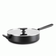 Sauteuse SMART 29 cm avec couvercle - Noir Rond Aluminium Greenpan 10.1x29.3 cm - 4895156692416 Sauteuse SMART 29 cm avec couvercle - Noir Rond Aluminium Greenpan 10.1x29.3 cm - 4895156692416