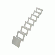 Schneider - Présentoir pour snacks, acier inoxydable, 560 x 85 x 35 mm, 7 shafts - argenté aluminium 154093