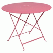 Tables pliantes ø 96 cm floréal - fuchsia