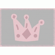 Tapis déco intérieur absorbant - doudou princesse - 75x50 cm