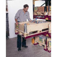 Tiroir à palette / tiroir palette sur lisses - Charge jusqu'à 1 tonne - Extraction 70% ou 100% - Dimensions 800x1200_1