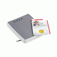 Lecteur de cartes UTrust 4701 F - technologie NFC et contact - ISO/IEC 7816 & 13,56 MHz