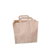 250 Sacs kraft blanc ou brun, à poignées plates, 220x100x290 mm - SKFTPPMR-EV01_0