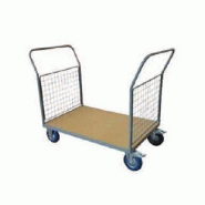 Chariot 250 kg plateau bois - wpg25c Chariot 250 kg plateau bois - wpg25c