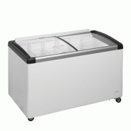 Congélateur bahut vitré crème glacée 435 L – Tefcold IDB400-W1 - IDB400-W1 Tefcold - aluminium IDB400-W1